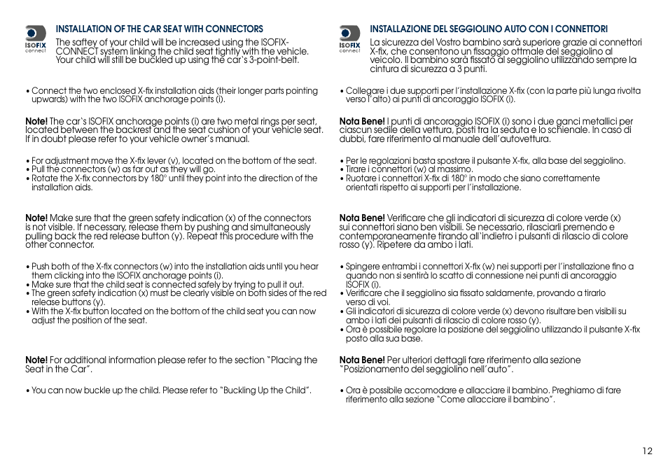 Cybex SOLUTION X2-FIX User Manual | Page 14 / 76