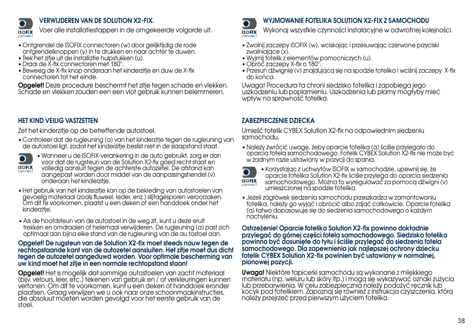 Cybex SOLUTION X2-FIX User Manual | Page 40 / 76