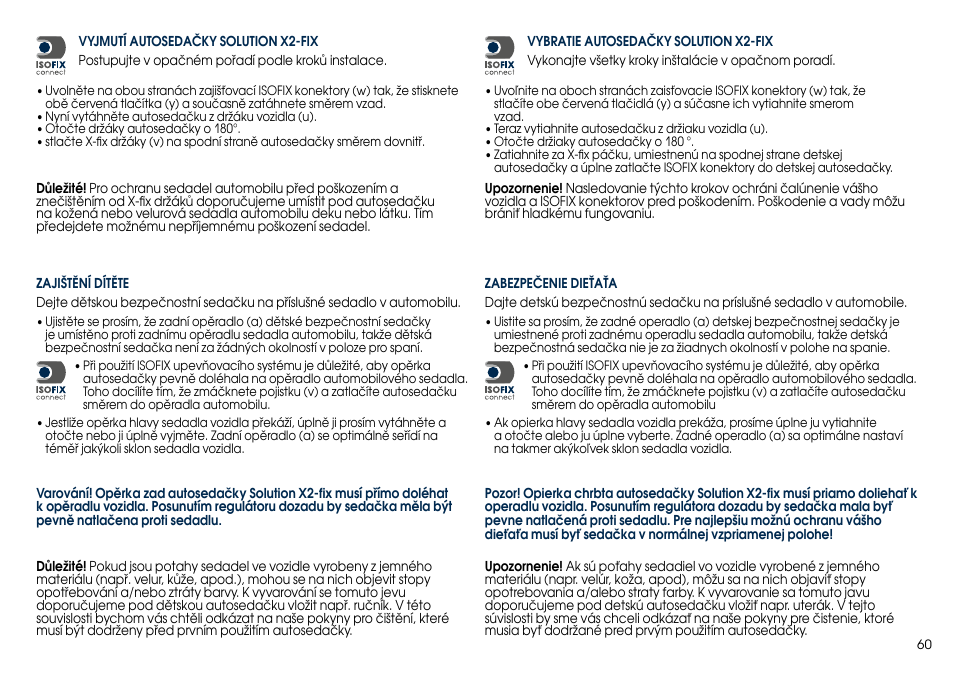 Cybex SOLUTION X2-FIX User Manual | Page 62 / 76