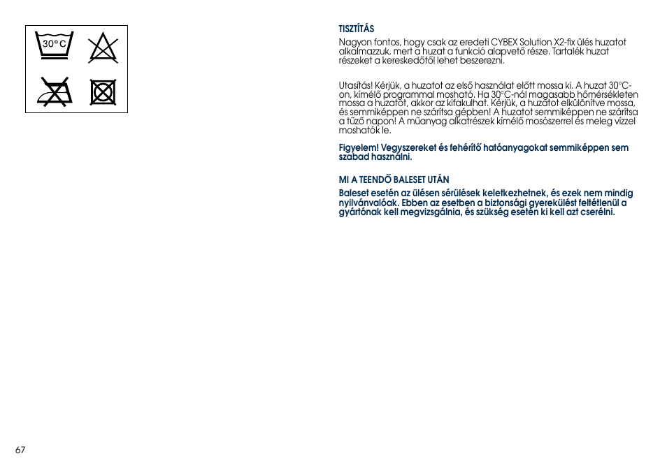 Cybex SOLUTION X2-FIX User Manual | Page 69 / 76