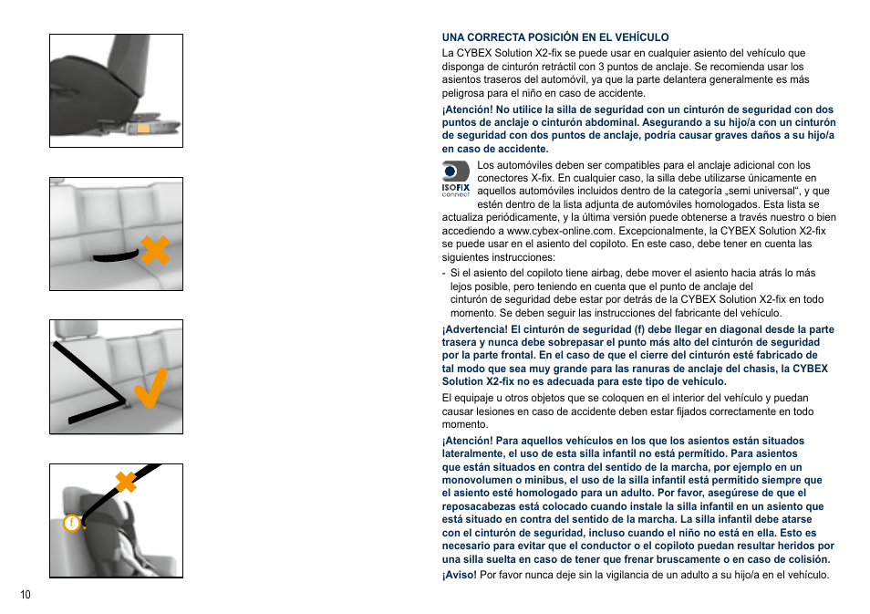 Cybex SOLUTION X2-FIX User Manual | Page 10 / 72