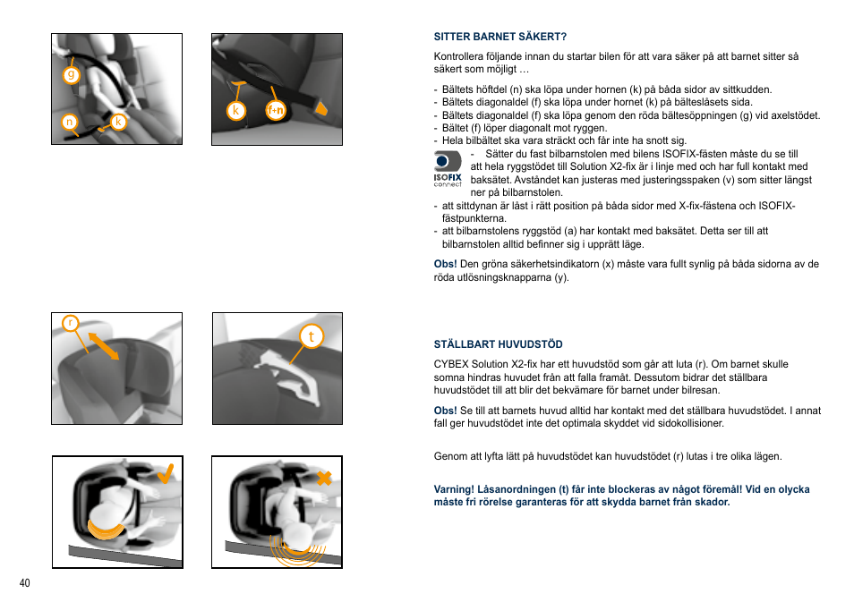 Cybex SOLUTION X2-FIX User Manual | Page 40 / 72