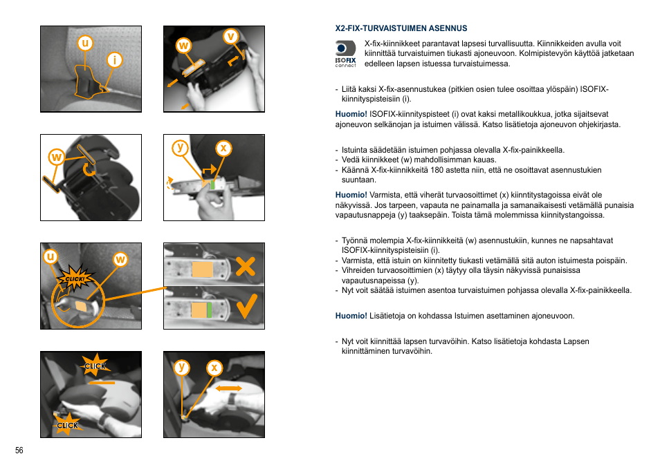 Xy x y | Cybex SOLUTION X2-FIX User Manual | Page 56 / 72