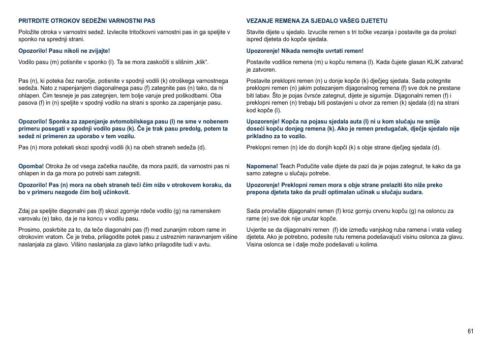 Cybex SOLUTION X2-FIX User Manual | Page 61 / 72