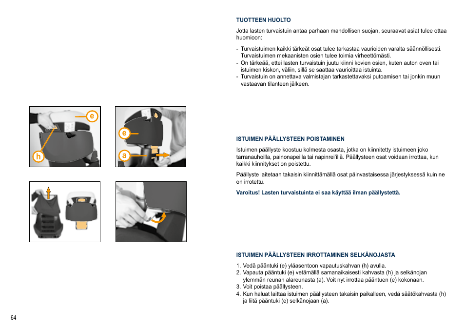 Ea h | Cybex SOLUTION X2-FIX User Manual | Page 64 / 72