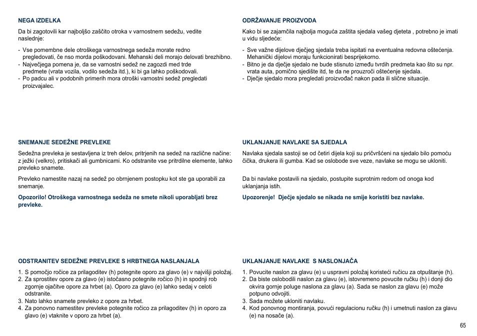 Cybex SOLUTION X2-FIX User Manual | Page 65 / 72