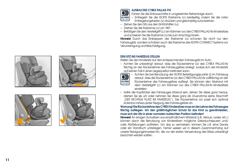 Cybex PALLAS-FIX User Manual | Page 13 / 84