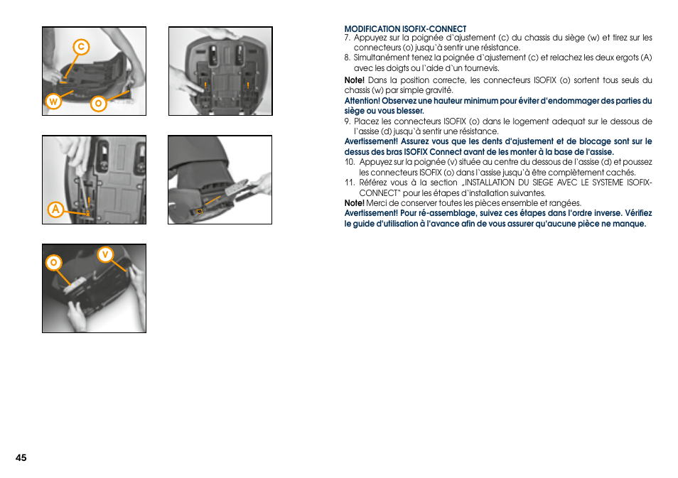 Cybex PALLAS-FIX User Manual | Page 47 / 84