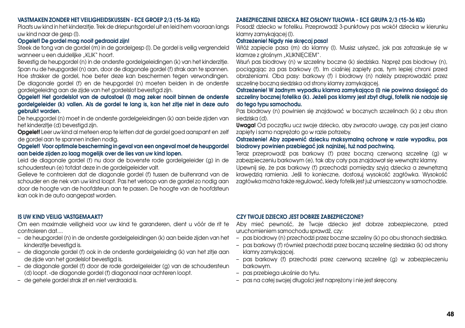 Cybex PALLAS-FIX User Manual | Page 50 / 84