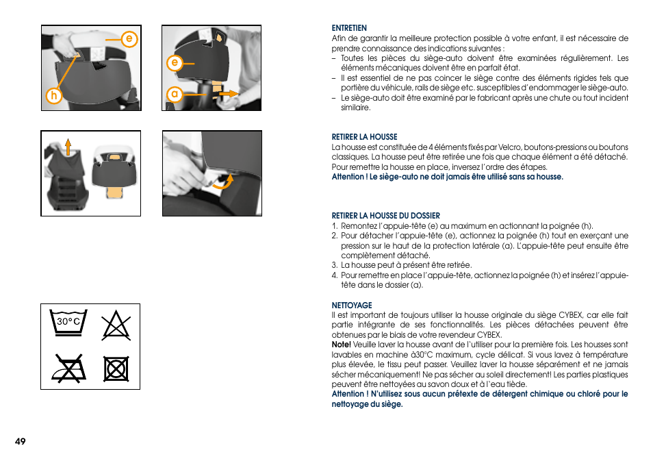 Eh e a | Cybex PALLAS-FIX User Manual | Page 51 / 84