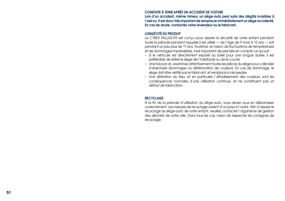 Cybex PALLAS-FIX User Manual | Page 53 / 84
