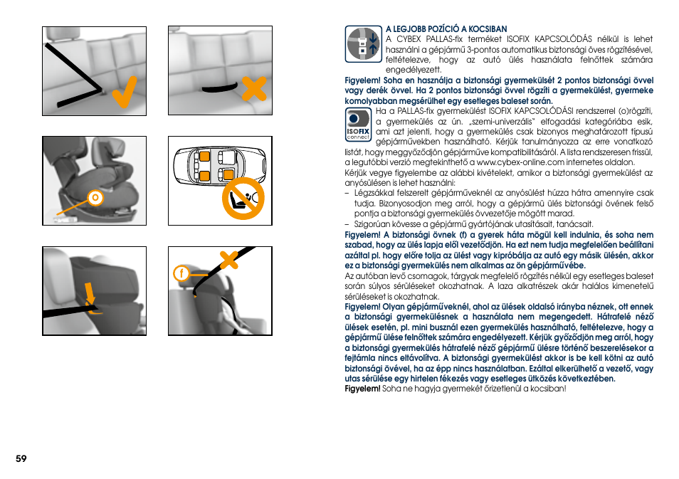 Cybex PALLAS-FIX User Manual | Page 61 / 84