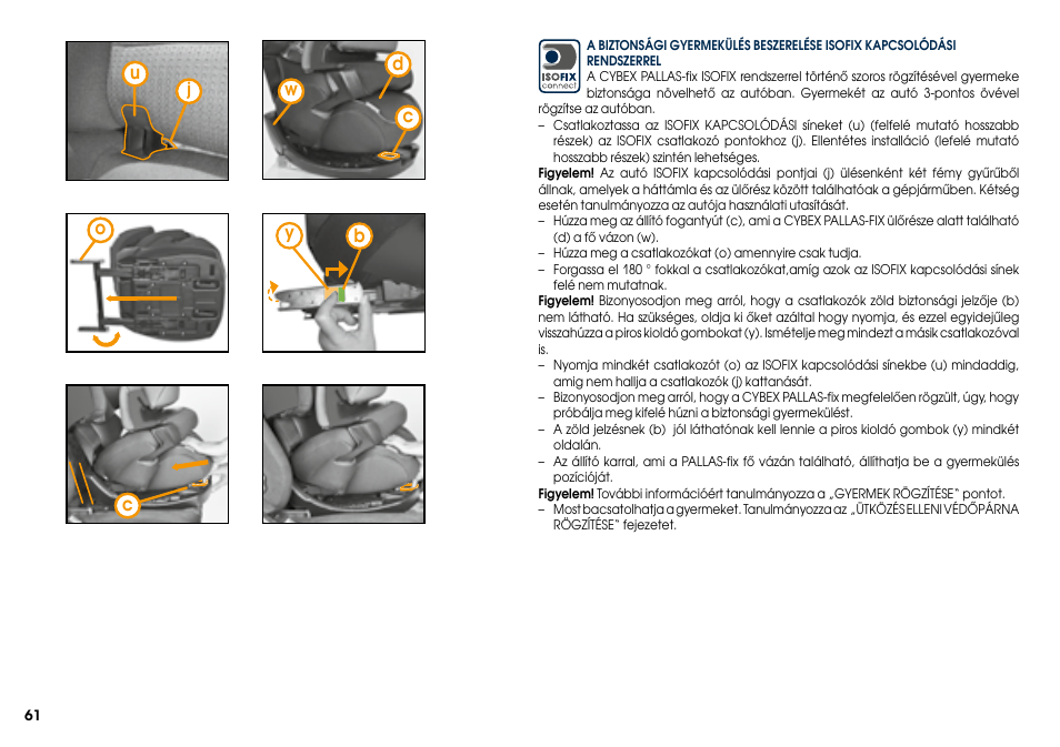 Cybex PALLAS-FIX User Manual | Page 63 / 84