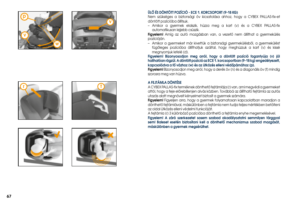 Cybex PALLAS-FIX User Manual | Page 69 / 84