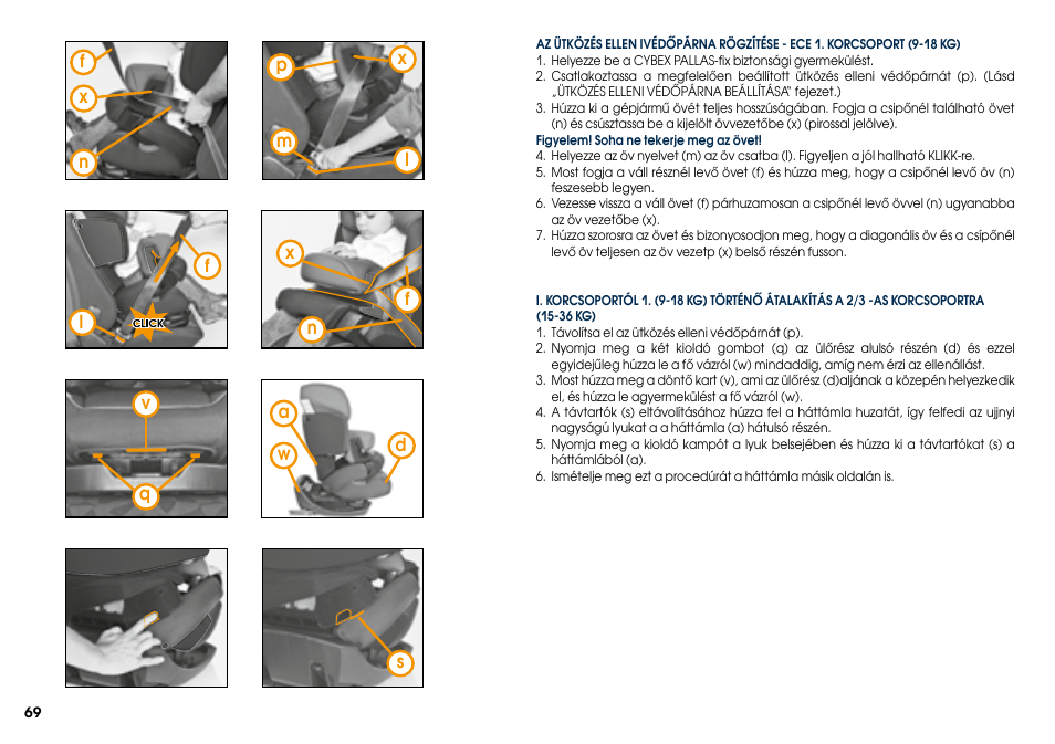 Cybex PALLAS-FIX User Manual | Page 71 / 84