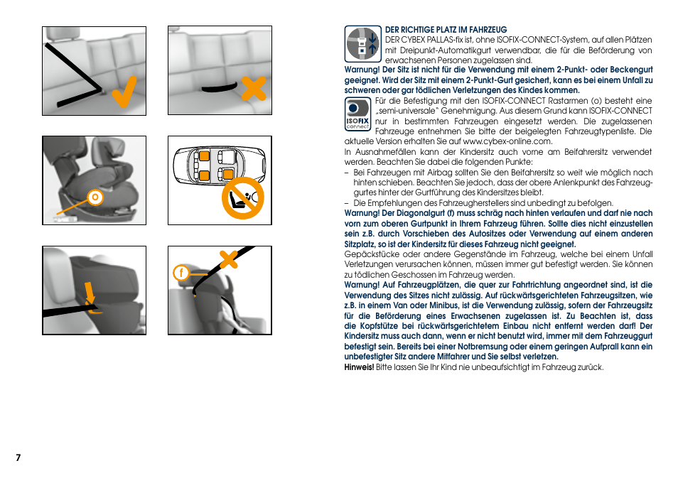 Cybex PALLAS-FIX User Manual | Page 9 / 84