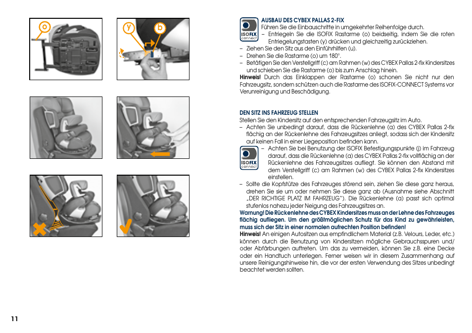 Ob y | Cybex PALLAS 2-FIX User Manual | Page 13 / 84