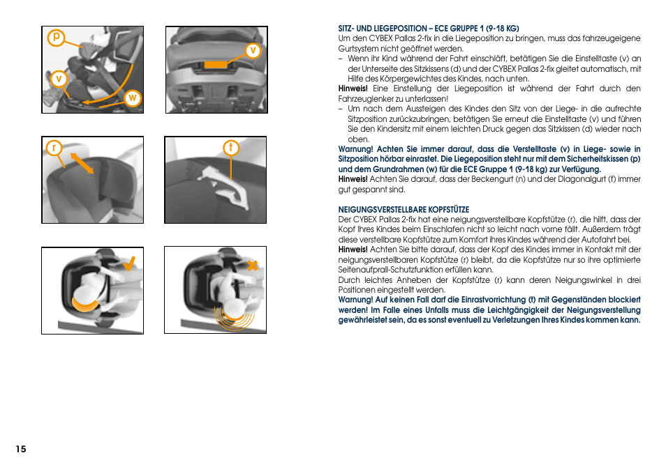 Cybex PALLAS 2-FIX User Manual | Page 17 / 84