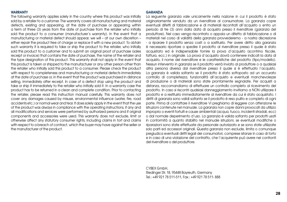Cybex PALLAS 2-FIX User Manual | Page 30 / 84