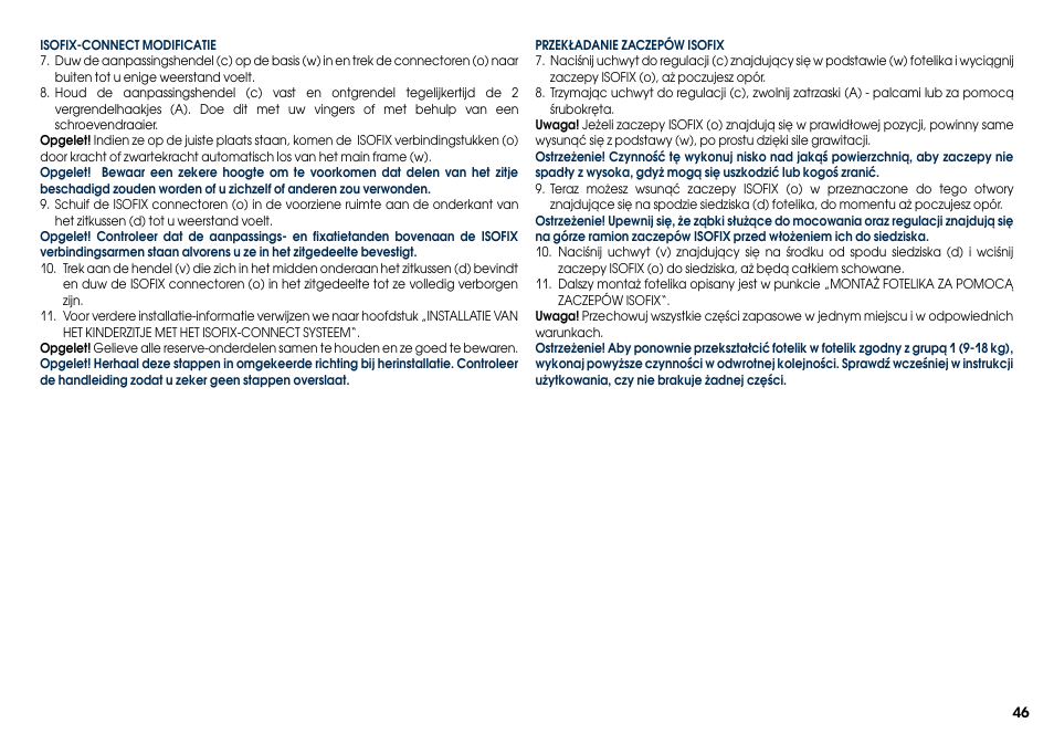 Cybex PALLAS 2-FIX User Manual | Page 48 / 84