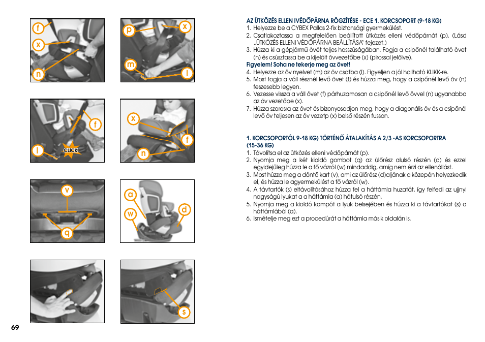 Cybex PALLAS 2-FIX User Manual | Page 71 / 84