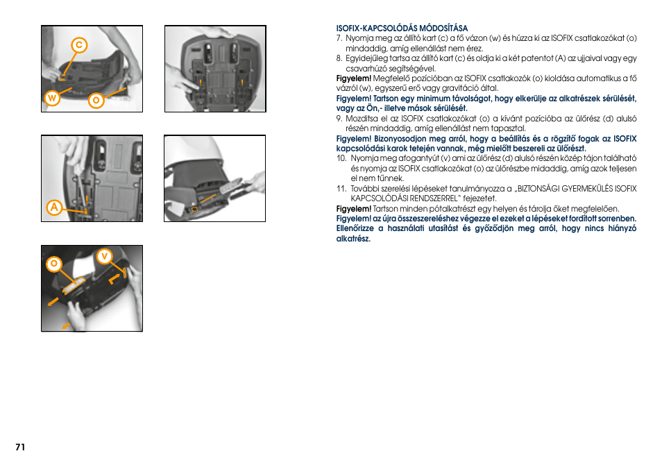 Cybex PALLAS 2-FIX User Manual | Page 73 / 84