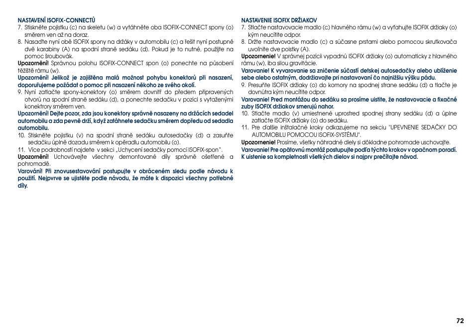 Cybex PALLAS 2-FIX User Manual | Page 74 / 84