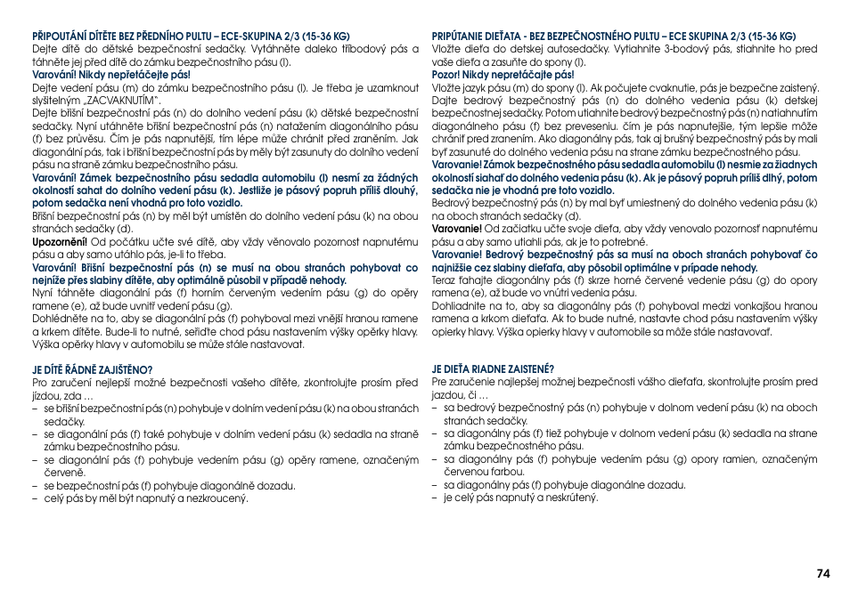 Cybex PALLAS 2-FIX User Manual | Page 76 / 84