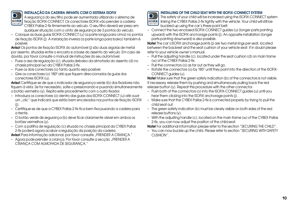 Cybex PALLAS 2-FIX User Manual | Page 12 / 82