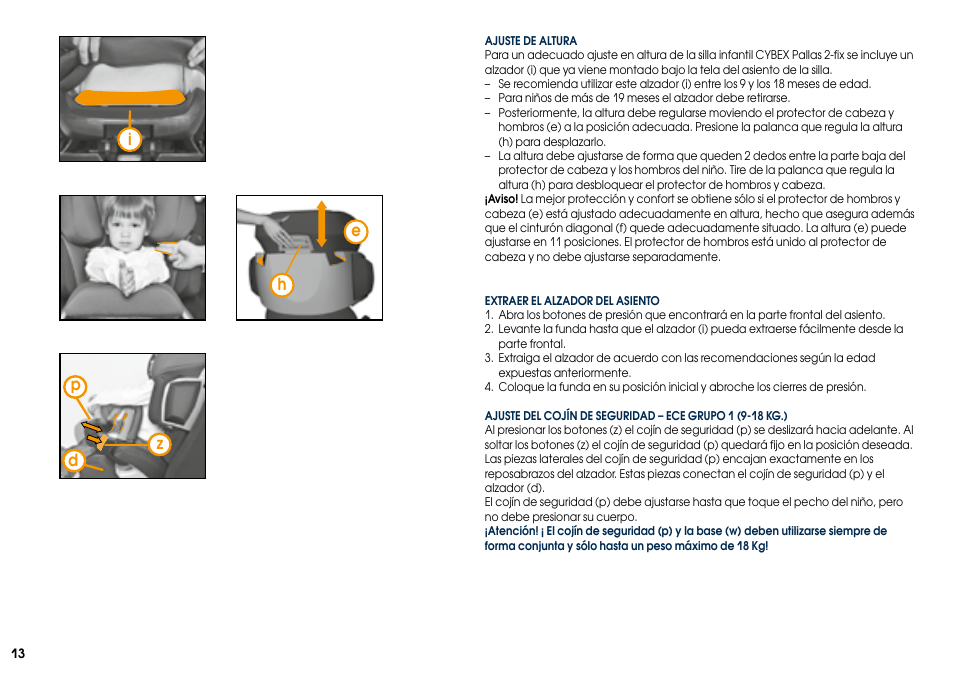 Cybex PALLAS 2-FIX User Manual | Page 15 / 82