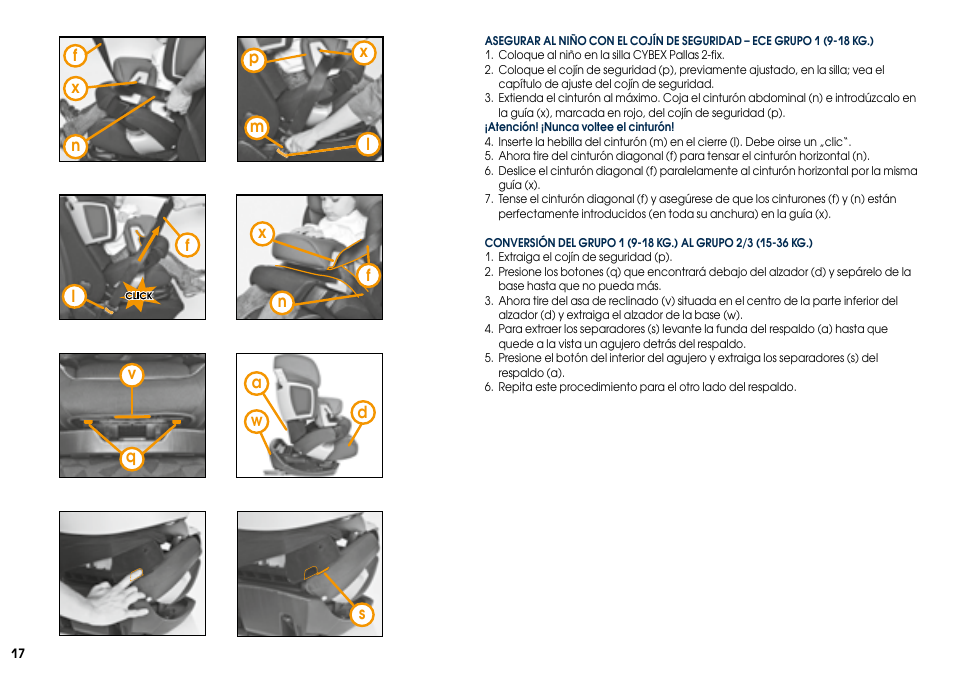 Cybex PALLAS 2-FIX User Manual | Page 19 / 82