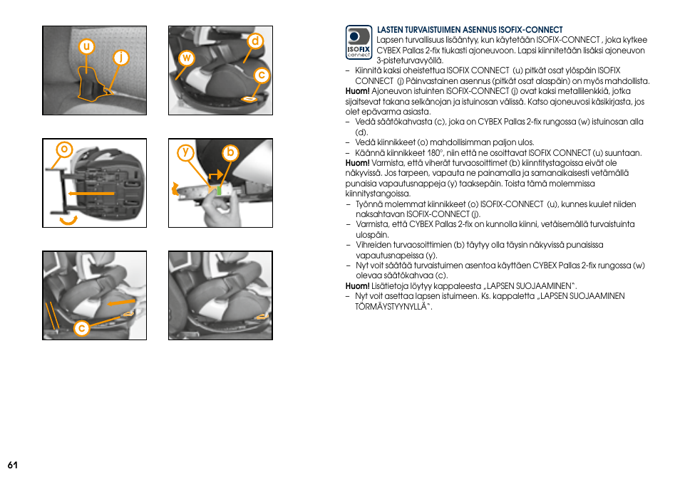 Cybex PALLAS 2-FIX User Manual | Page 63 / 82