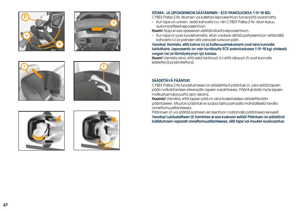 Cybex PALLAS 2-FIX User Manual | Page 69 / 82