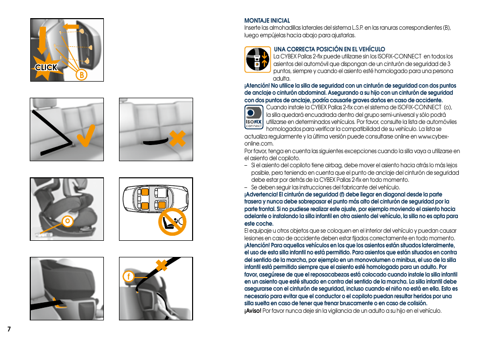 Fo b | Cybex PALLAS 2-FIX User Manual | Page 9 / 82