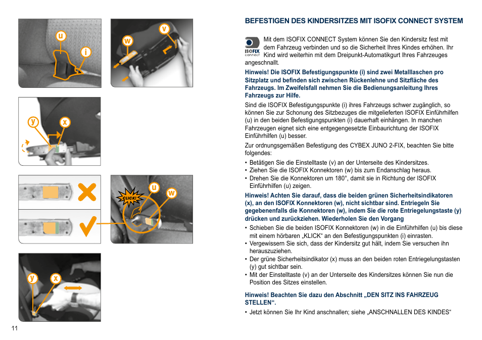 Cybex JUNO 2-FIX User Manual | Page 12 / 72