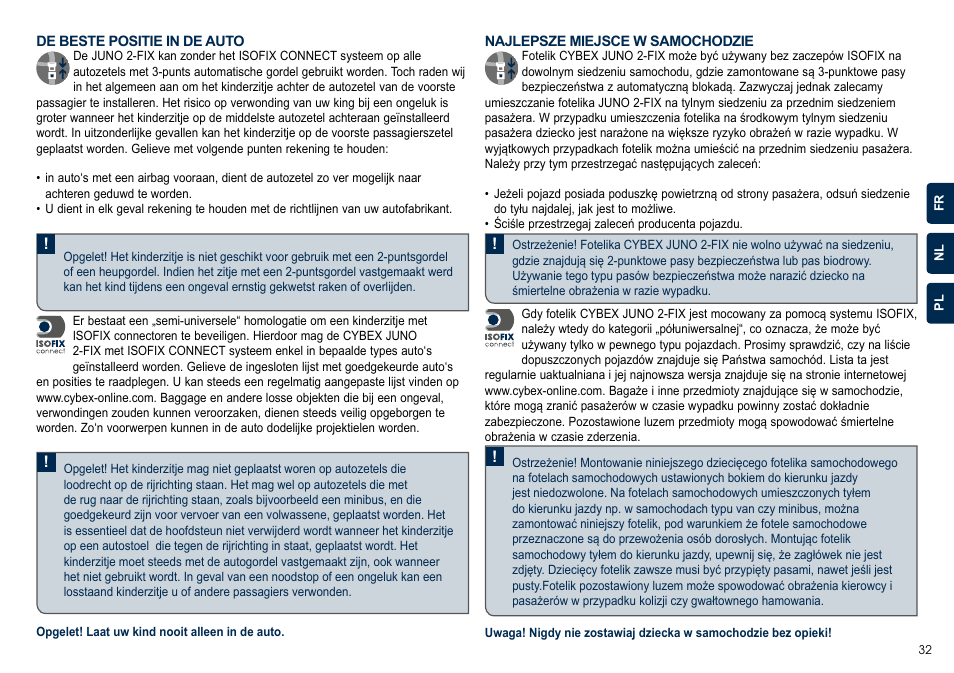 Cybex JUNO 2-FIX User Manual | Page 33 / 72