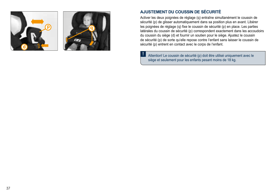Dp q | Cybex JUNO 2-FIX User Manual | Page 38 / 72