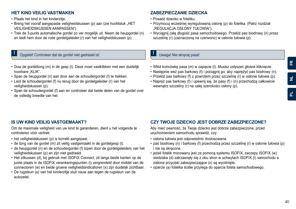 Cybex JUNO 2-FIX User Manual | Page 41 / 72