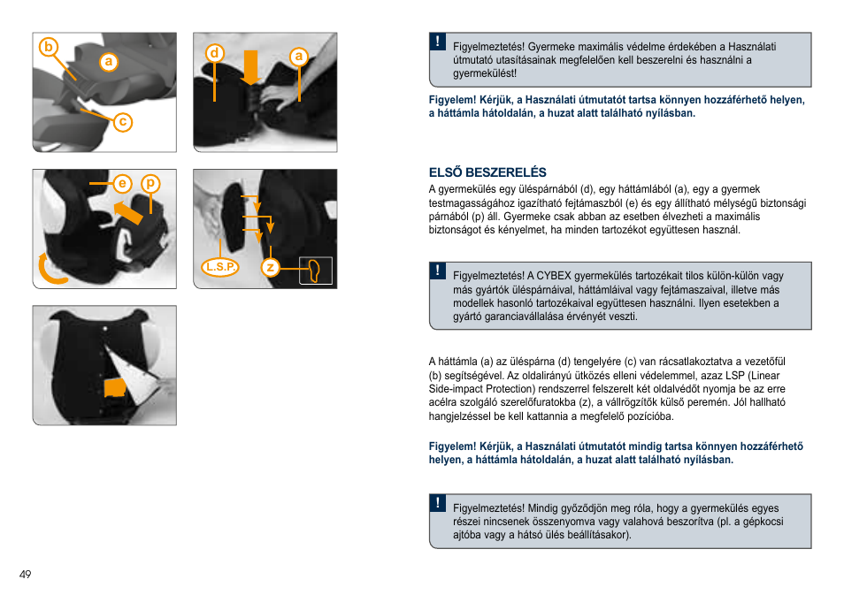 Cybex JUNO 2-FIX User Manual | Page 50 / 72