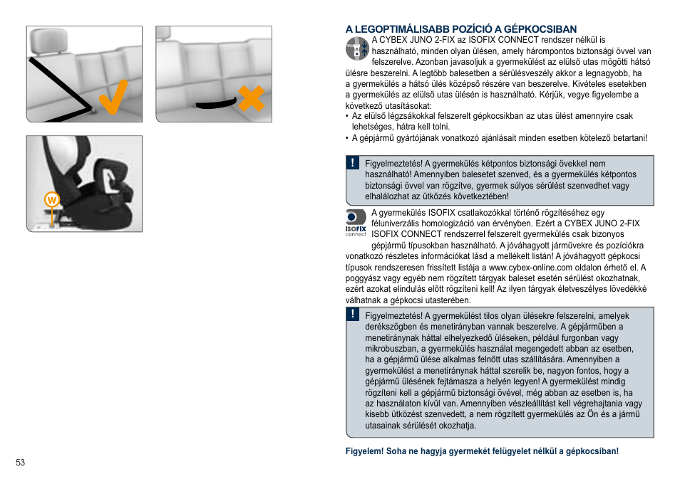 Cybex JUNO 2-FIX User Manual | Page 54 / 72