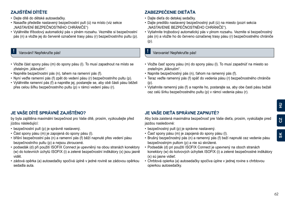 Cybex JUNO 2-FIX User Manual | Page 63 / 72