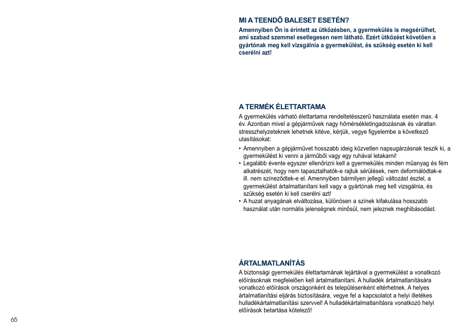 Cybex JUNO 2-FIX User Manual | Page 66 / 72
