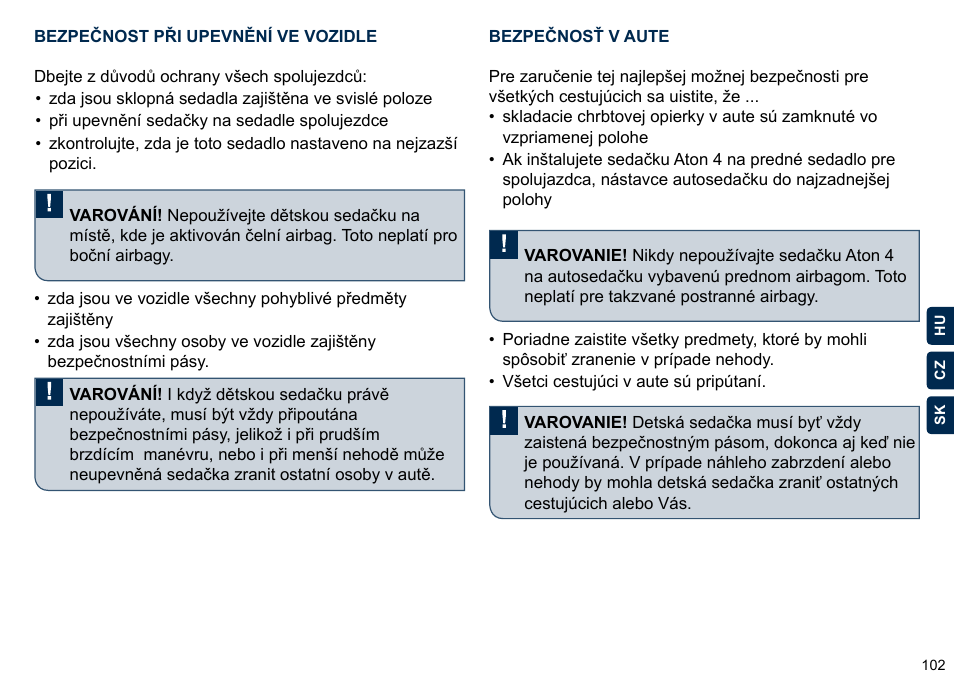Cybex ATON 4 User Manual | Page 104 / 132