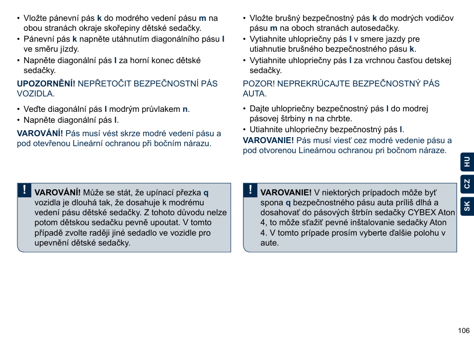 Cybex ATON 4 User Manual | Page 108 / 132