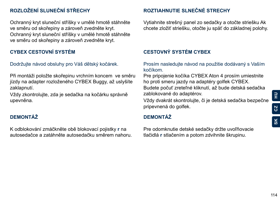 Cybex ATON 4 User Manual | Page 116 / 132