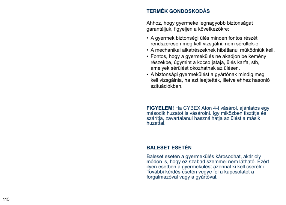 Cybex ATON 4 User Manual | Page 117 / 132