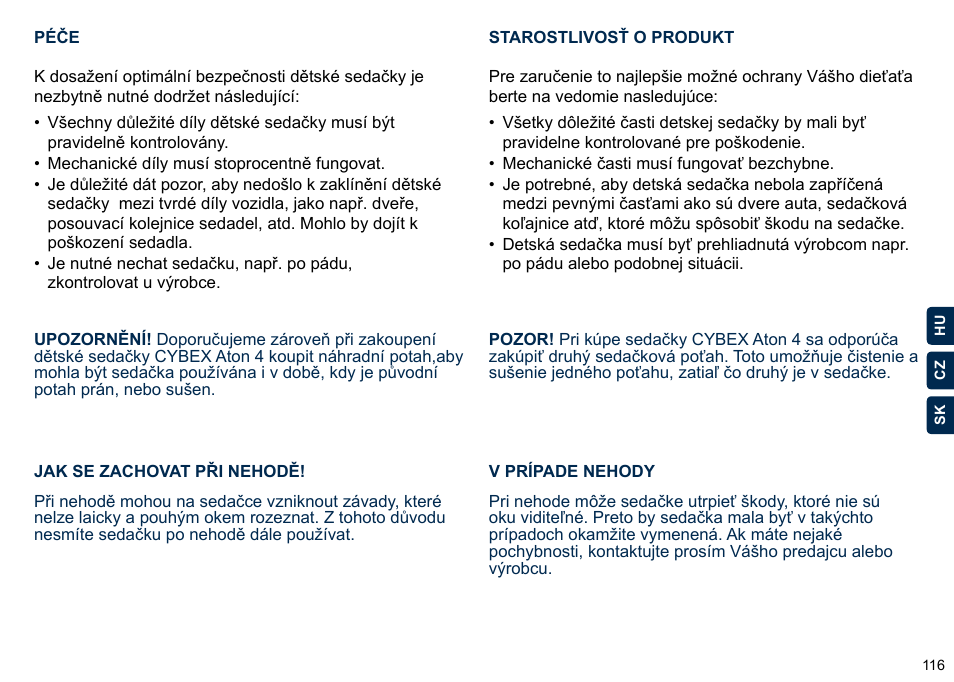 Cybex ATON 4 User Manual | Page 118 / 132