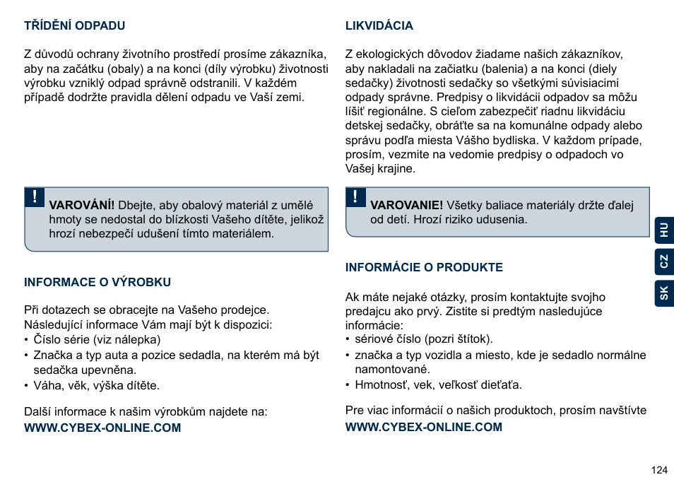 Cybex ATON 4 User Manual | Page 126 / 132