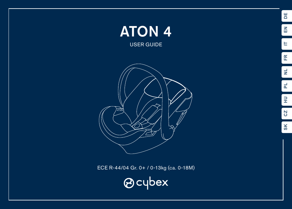 Aton 4 | Cybex ATON 4 User Manual | Page 2 / 132