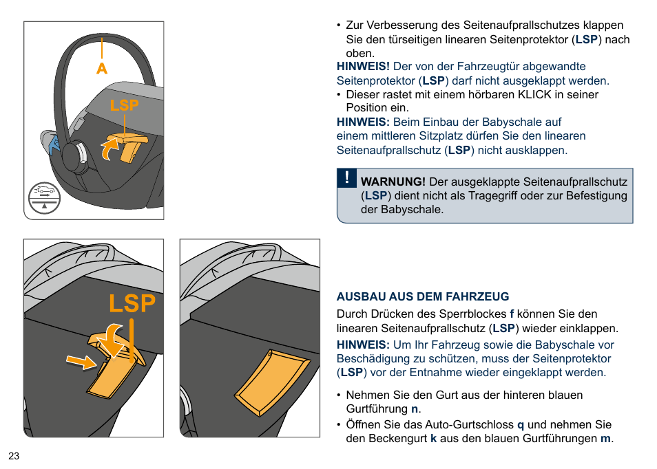 Cybex ATON 4 User Manual | Page 25 / 132